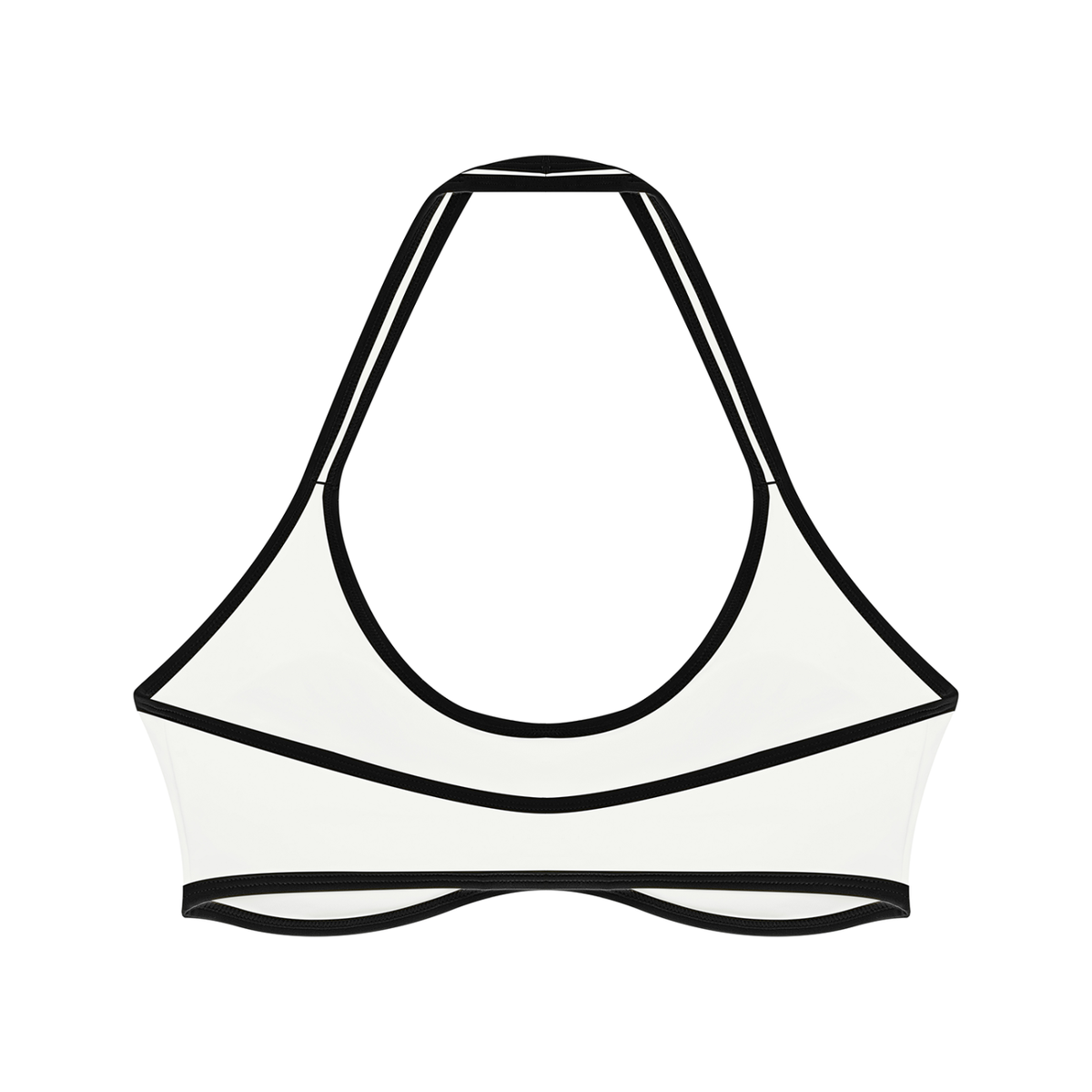 Halter Colour Block Sports Bra