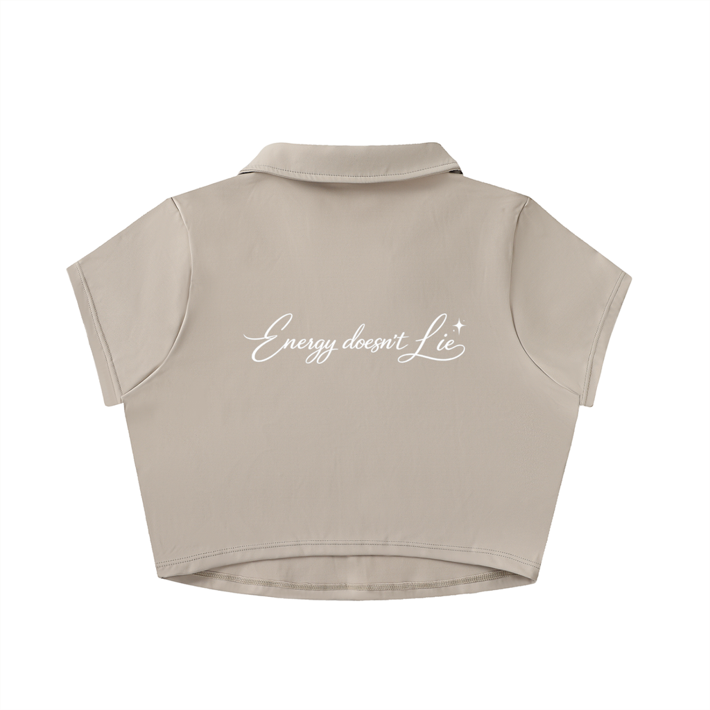 Energy Doesn’t Lie V-Neck Crop Top