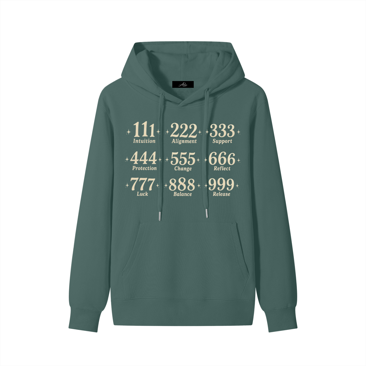 Angel Number Cotton Hoodie