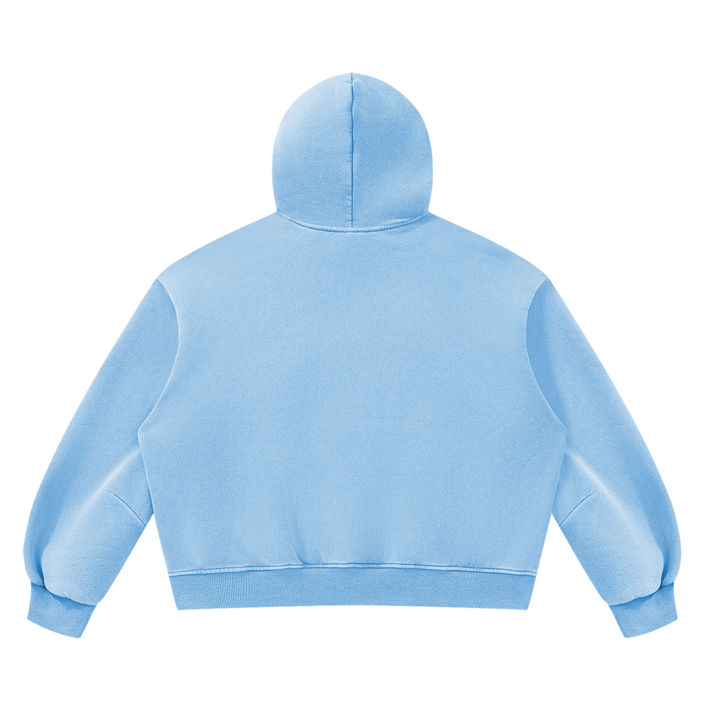 Running Late, Looking Cute Boxy Fleece Hoodie