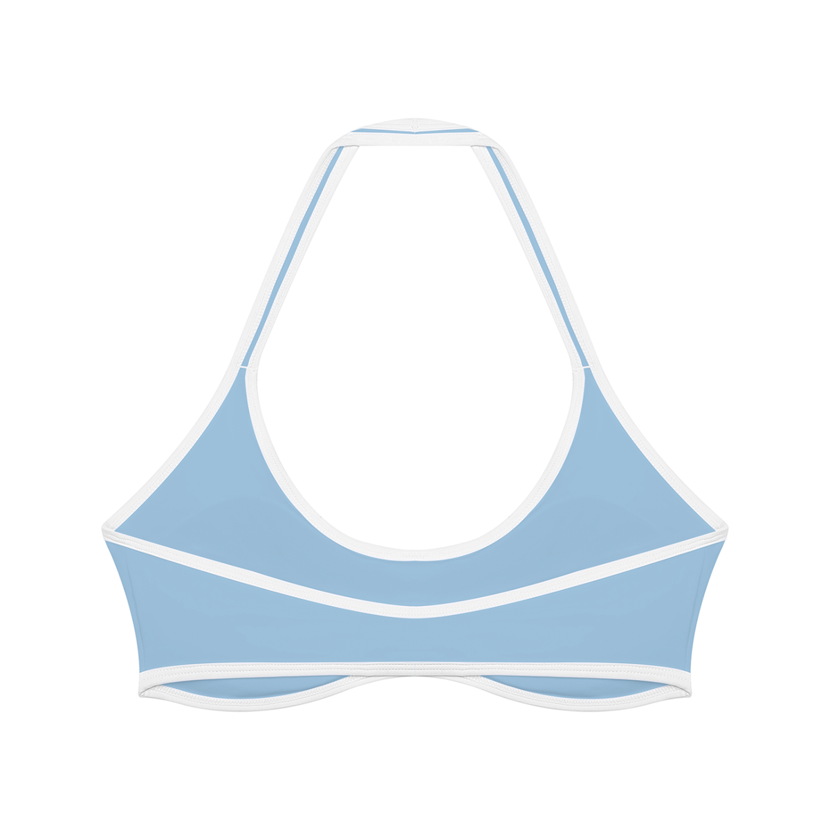 Halter Colour Block Sports Bra