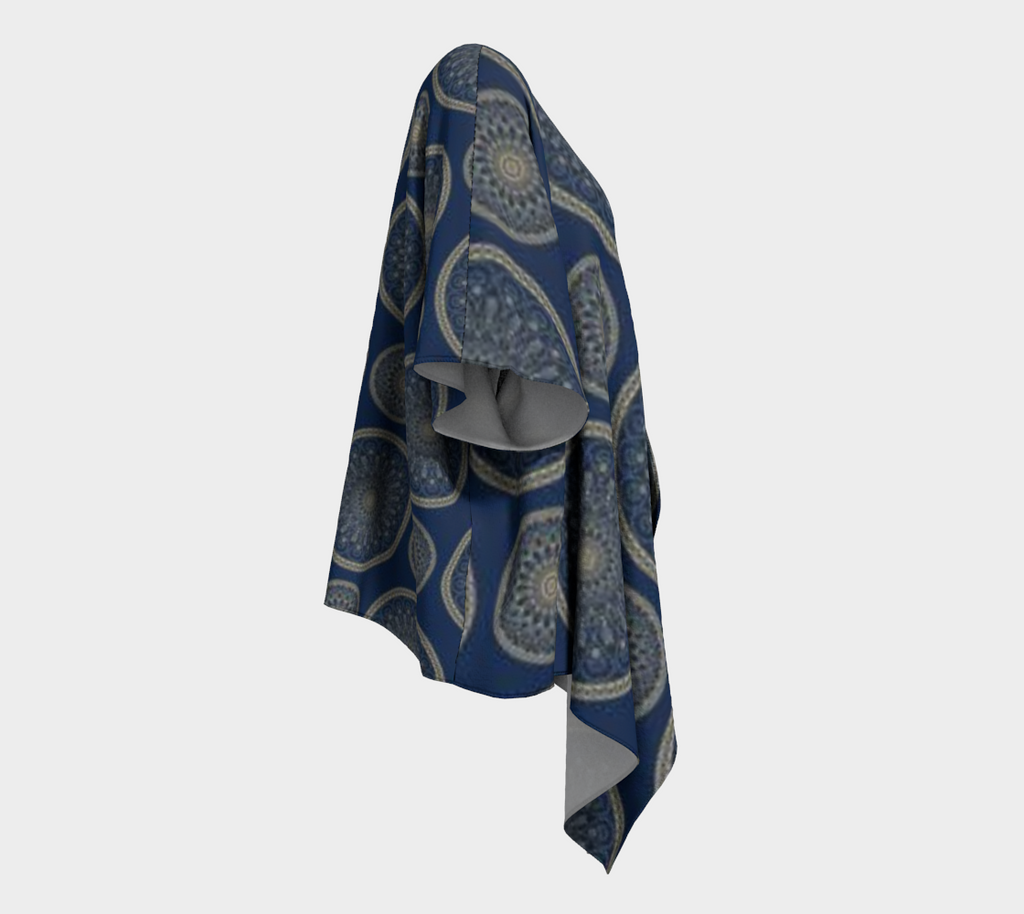 Navy Mandala Kimono