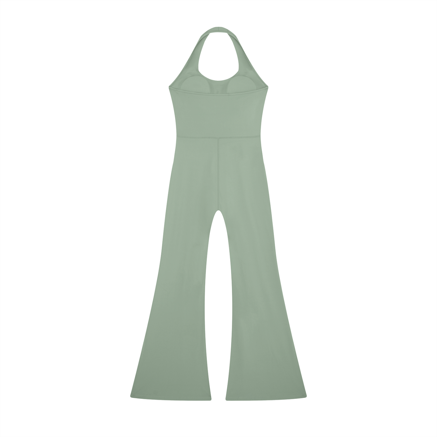 Sage Halter Flared Jumpsuit