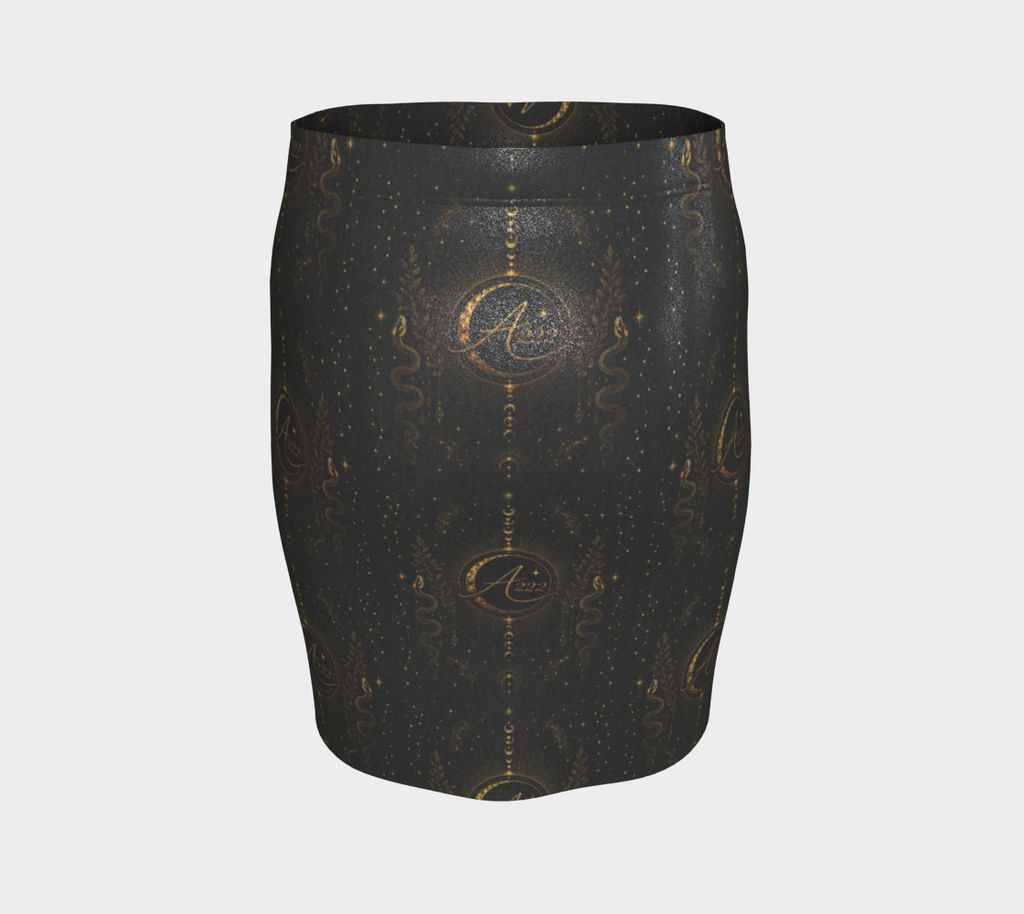 Dark Goddess Glitter Skirt