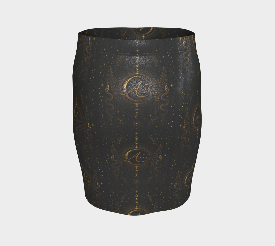 Dark Goddess Glitter Skirt