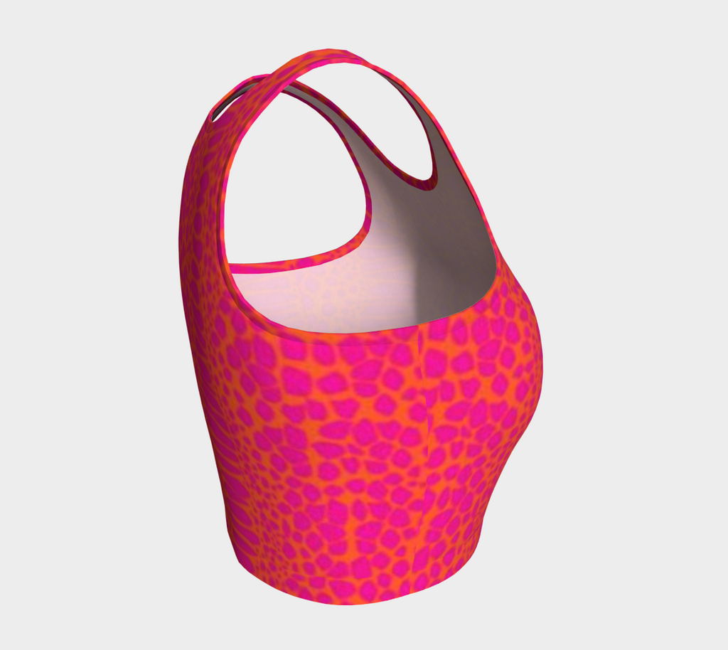 Neon Snake Crop Top