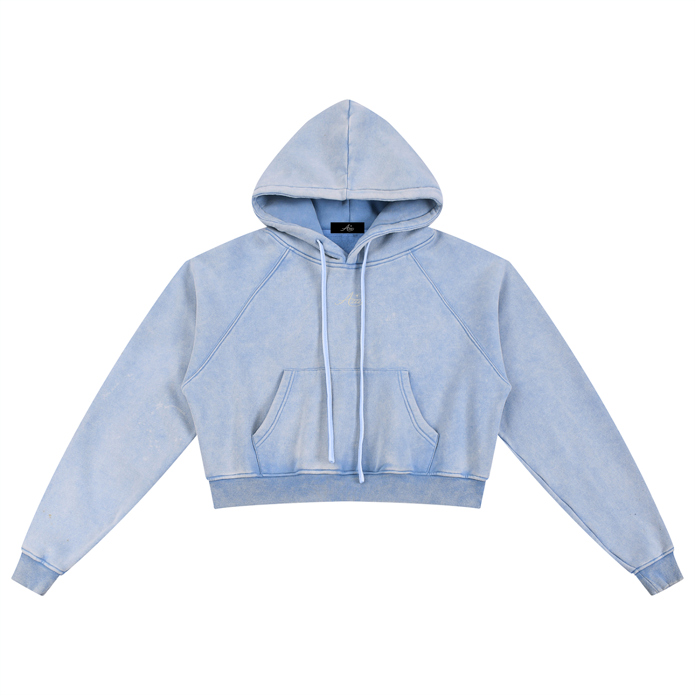 Soft Heart • Strong Soul Washed Cropped Hoodie