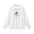 Pure Cotton Divine Feminine Oversized Long Sleeve T-Shirt