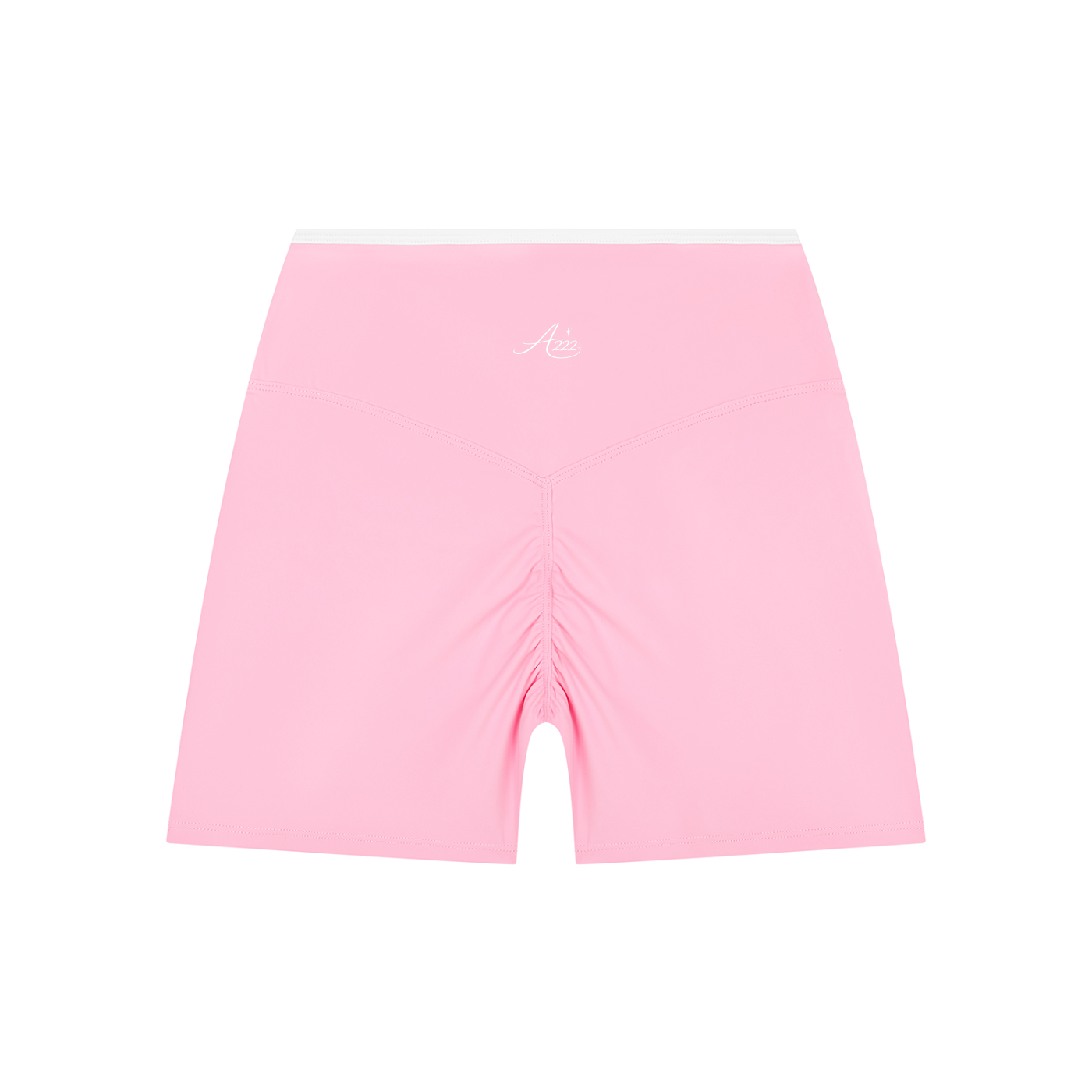High Rise Colour Block Yoga Shorts