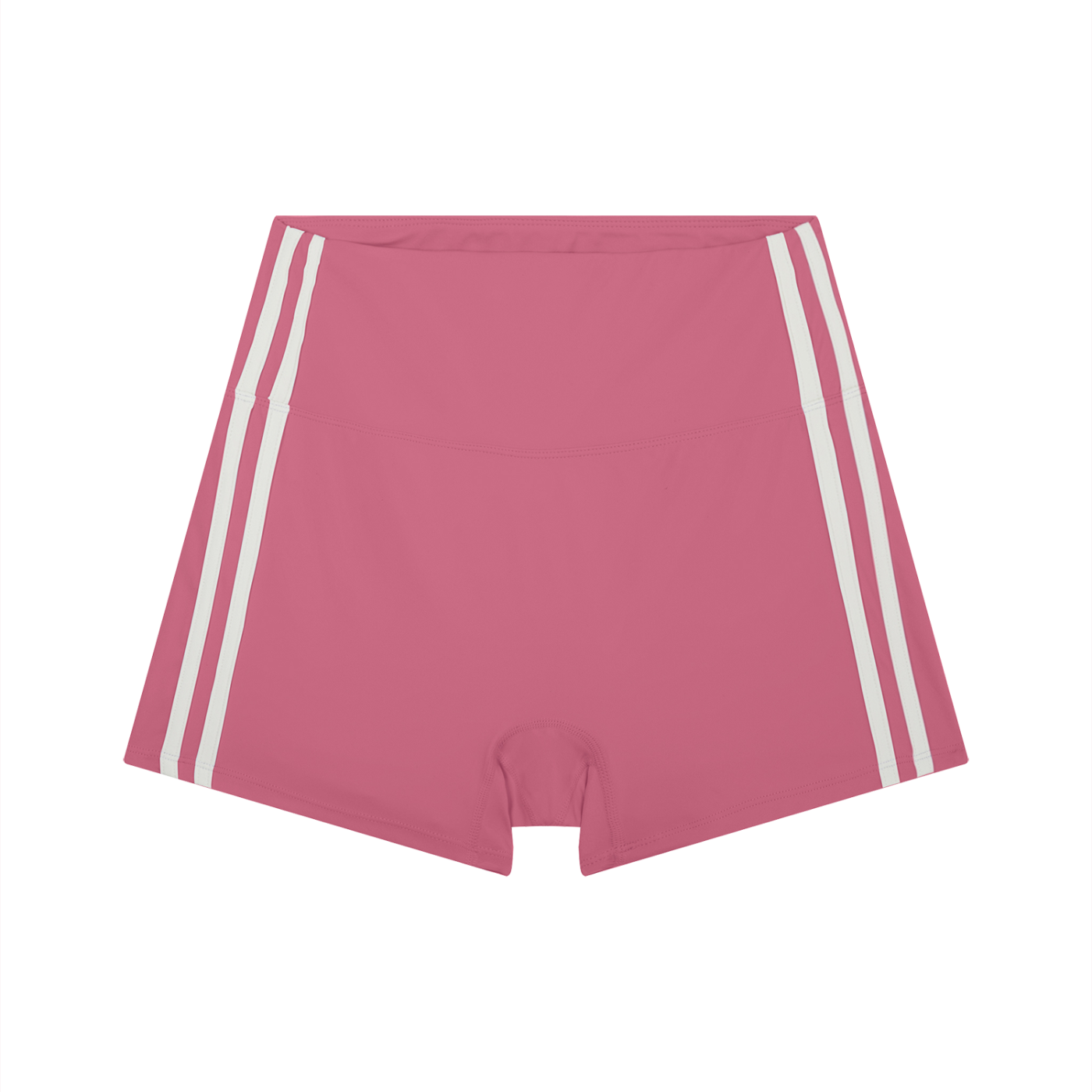 High-Waist Stripe Yoga Shorts