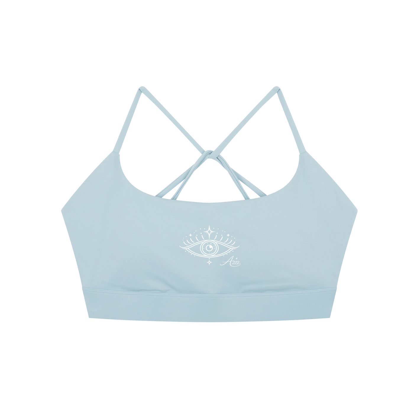 Evil Eye Criss Cross Sports Bra