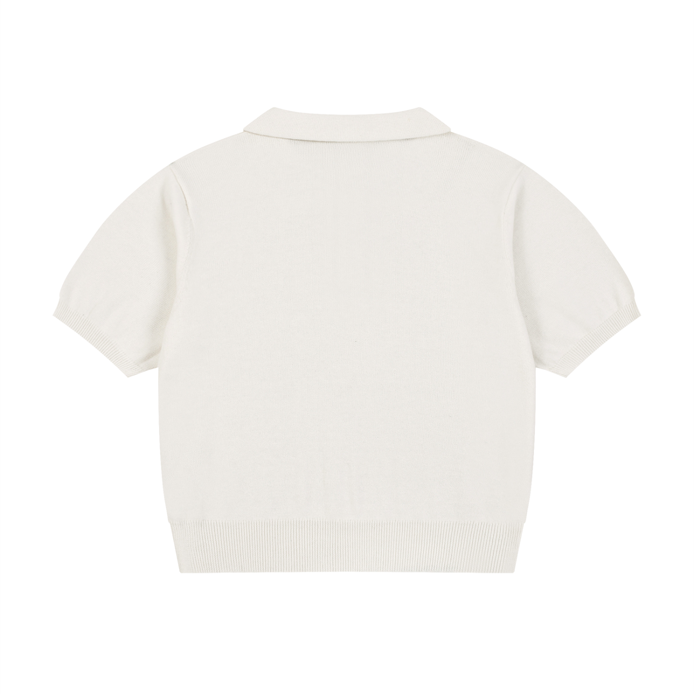 Pure Cotton Knit Polo Shirt