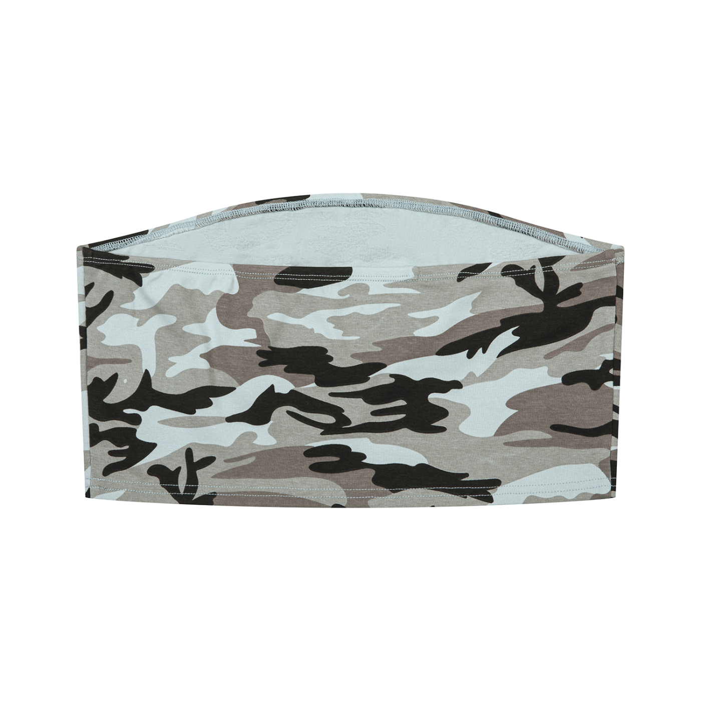 Camo Cropped Tube Top