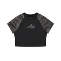 Pure Cotton Camo Crop T-Shirt