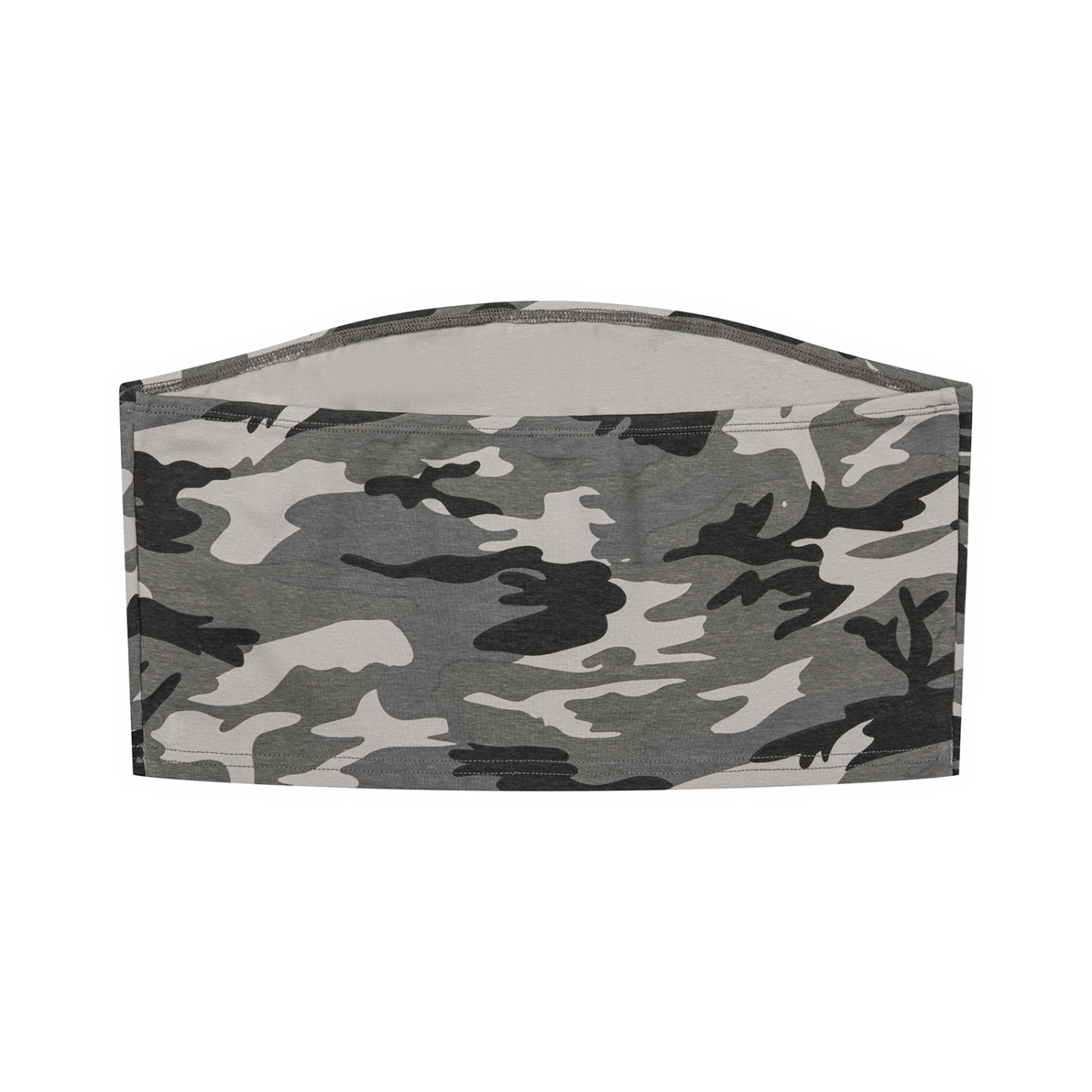 Camo Cropped Tube Top