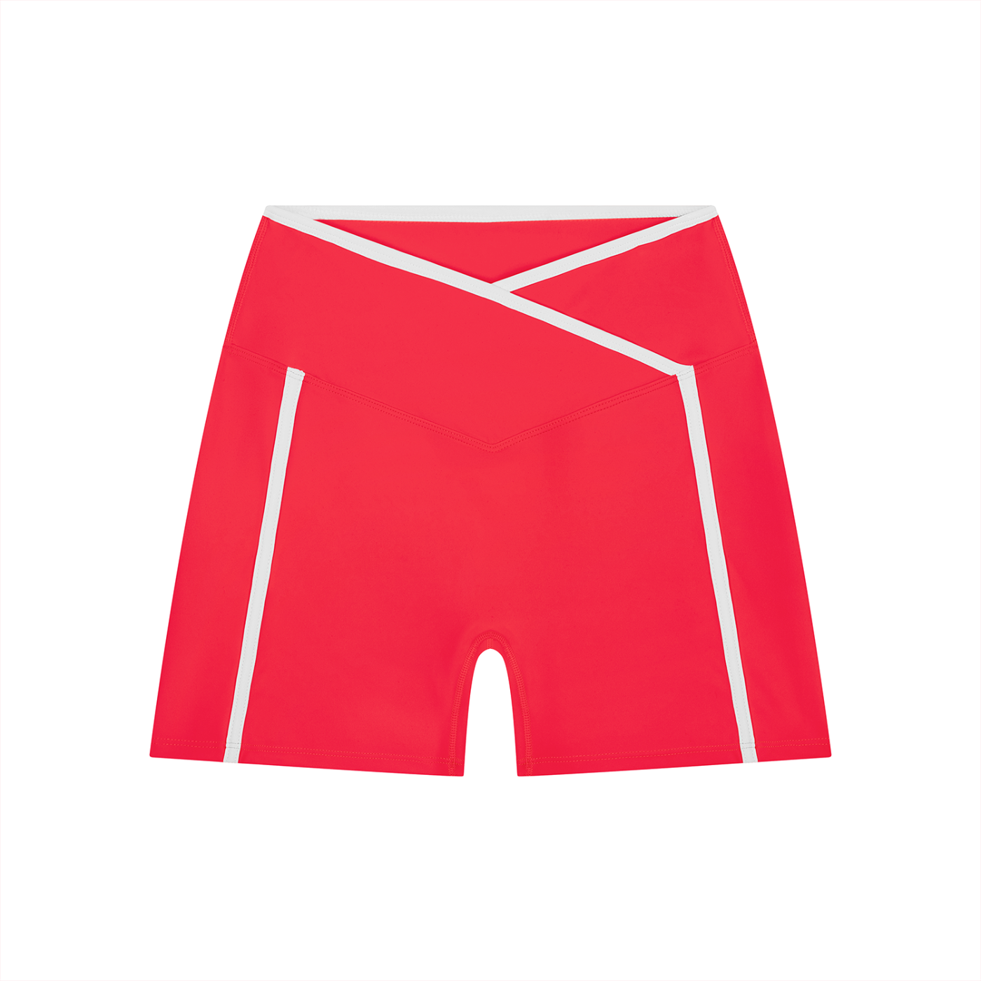 High Rise Colour Block Yoga Shorts