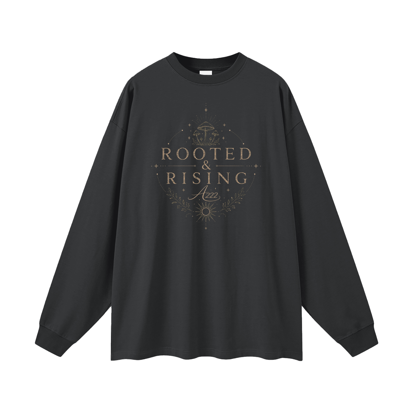 Pure Cotton Rooted & Rising Long Sleeve T-Shirt