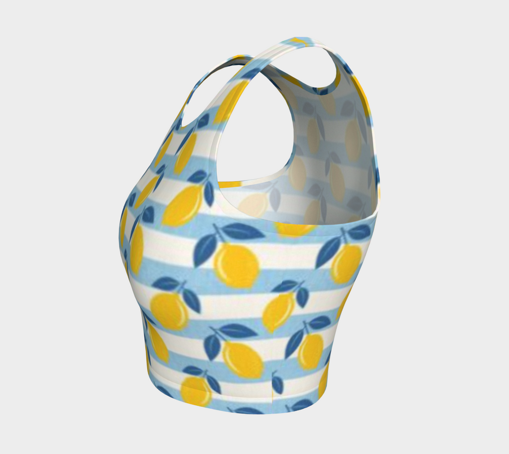 Lemon Crop Top