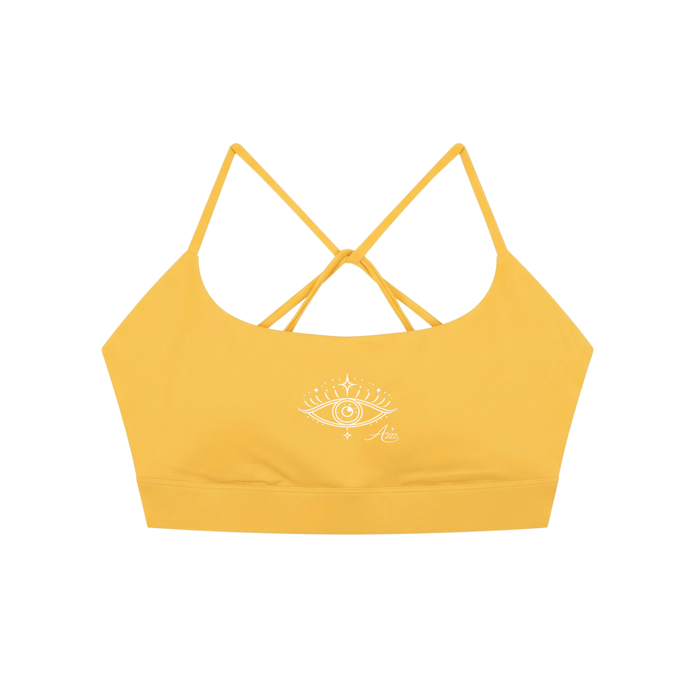 Evil Eye Criss Cross Sports Bra