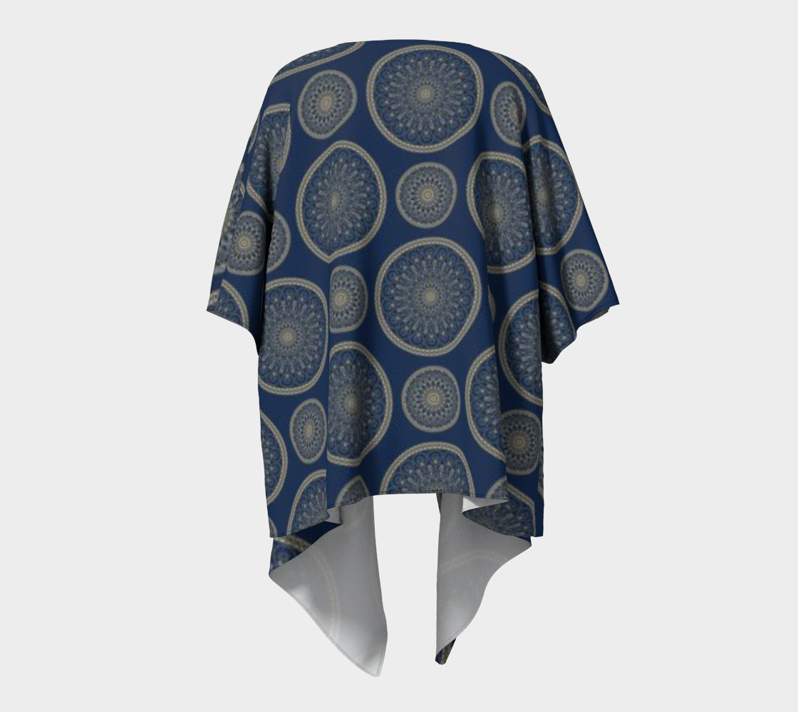 Navy Mandala Kimono