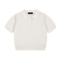 Pure Cotton Knit Polo Shirt