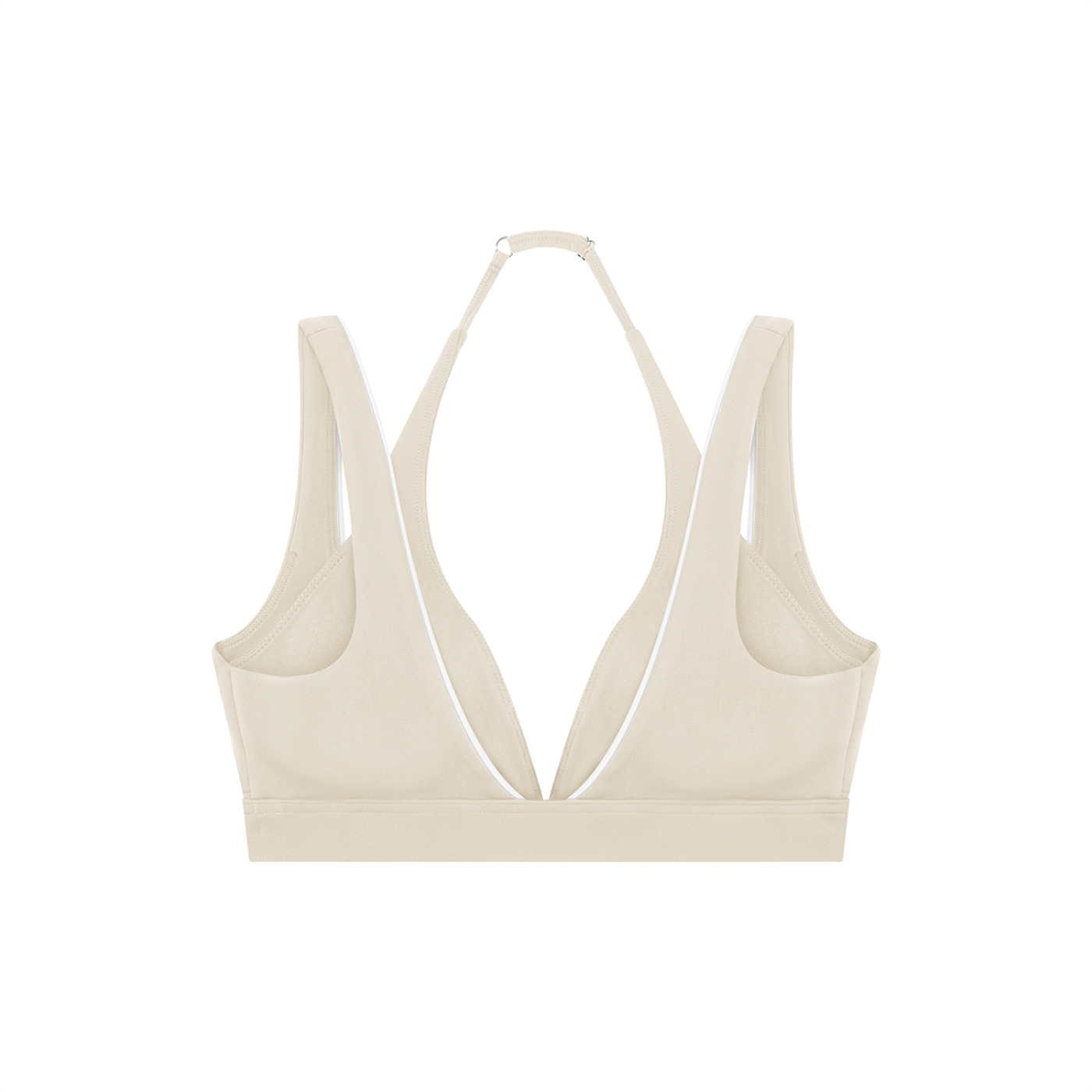 Nude Halter Neck Yoga Sports Bra