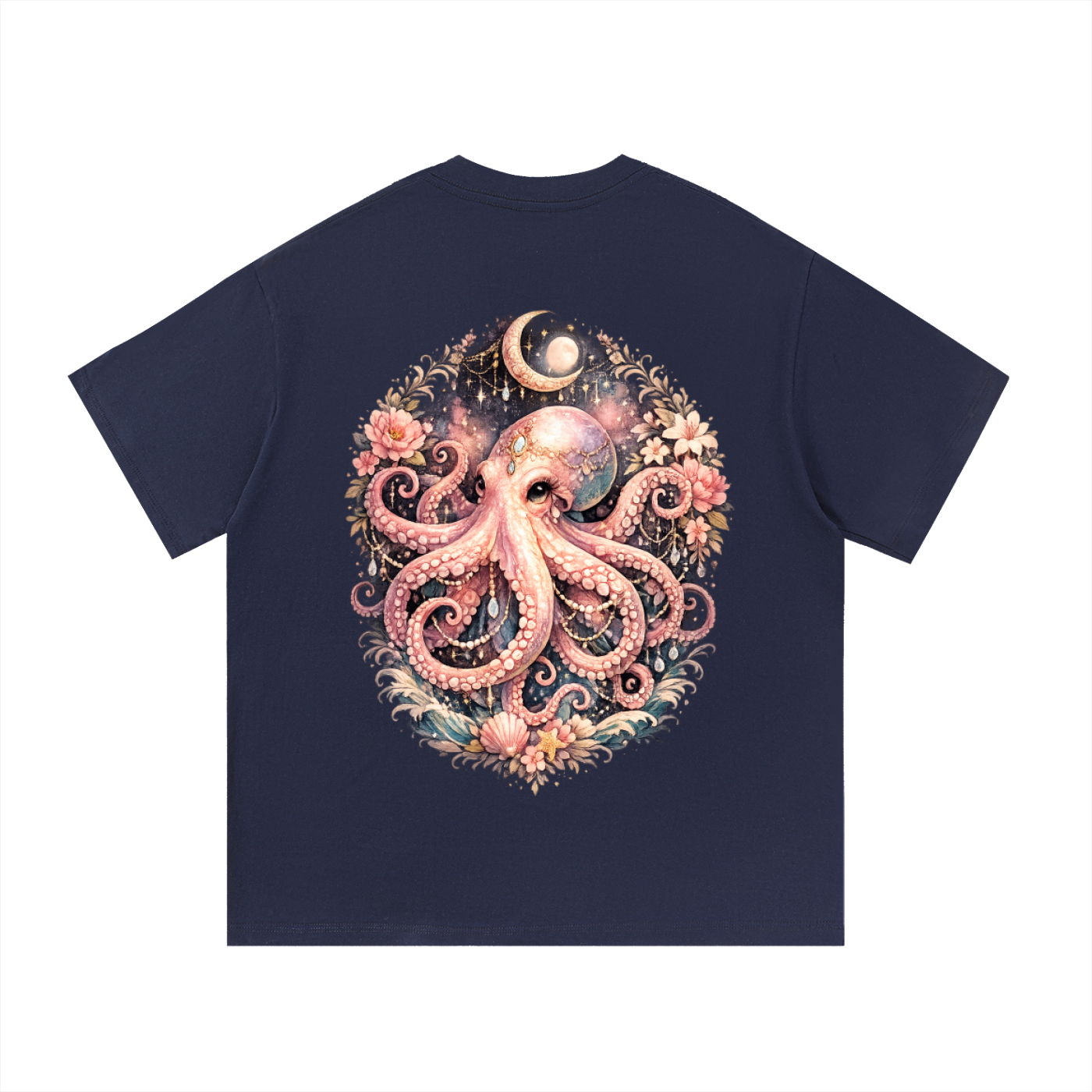 Pure Cotton Octopus T-Shirt